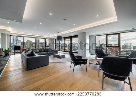 Luxury modern  apartment in Montreal very well staged and furnished with amenities and common areas