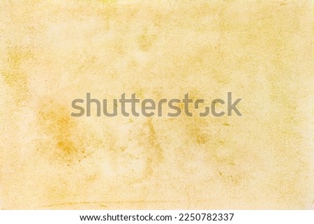 Abstract yellow watercolor and paper texture background. Hand painting watercolor wallpaper. Art design element suitable for banner, cover, invitation, greeting, postcard, poster or any your design.