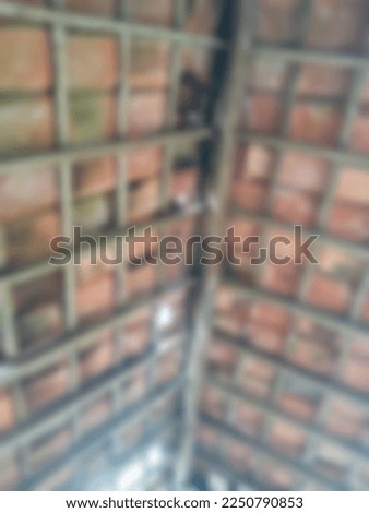 Defocused abstract background of photo from under the roof of the hut