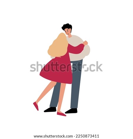 couple love clipart, dancing black people clip art, cute old couple, valentines day vector illustration in flat cartoon style