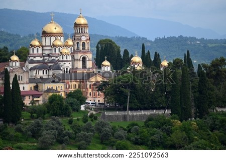 New Athos Monastery, Abkhazia, horizontal picture
