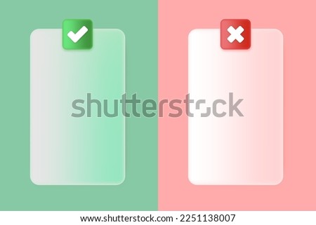 Versus VS battle. 3D speech banner with facts and myths. Concept of thorough fact checking or easy compare evidence. Vector illustration. Royalty-Free Stock Photo #2251138007