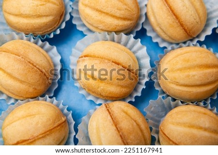 sweet nuts with condensed milk