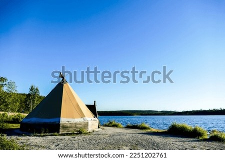 tent on the beach, beautiful photo digital picture