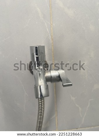 Wall faucet stainless steel for bathroom