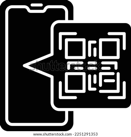Qr Code vector icon. Can be used for printing, mobile and web applications.