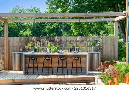 DIY Outdoor kitchen and barbeque 