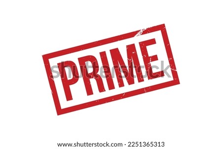 Prime Rubber Stamp Seal Vector