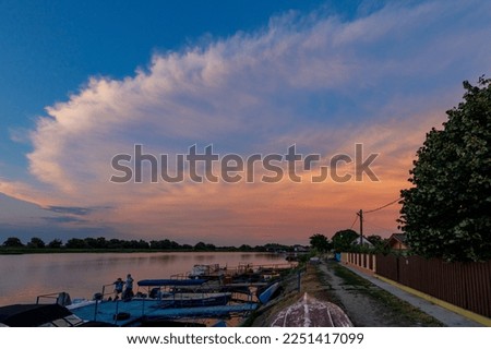 The harbor of Mila 23 in the Danube Delta in Romania