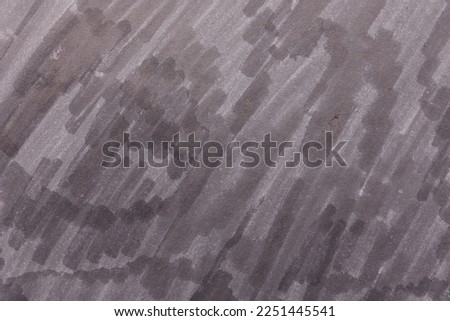 Abstract painting drawn with gray marker as background, top view Royalty-Free Stock Photo #2251445541