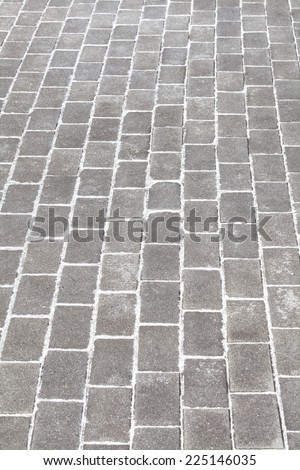 close - up street floor tiles as background 