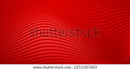 Abstract background of wavy lines in red colors Royalty-Free Stock Photo #2251587683