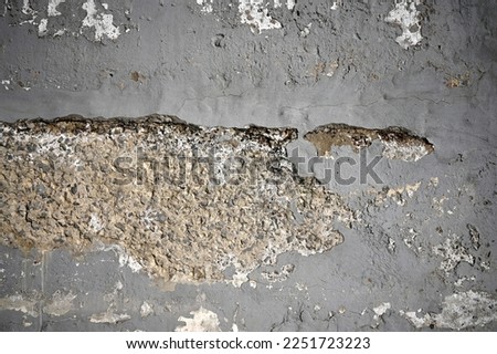 Texture of old brick, stone. The empty interior of a vintage room. Shabby dirty background. concrete.