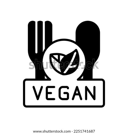 Vegan food vector icon glyph icon style.Can be used for wedding invitations, card designs and background design