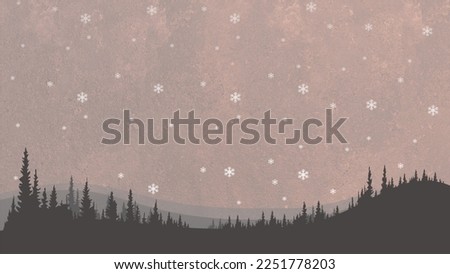 snow orange for paper template design and texture background