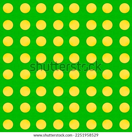 green dot yellow background made from texture plasticine