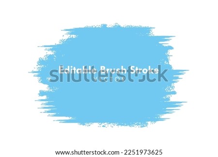 Hand painted colorful abstract brush stroke vector banner template