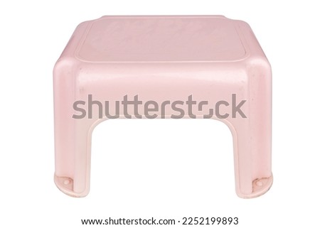 small chair plastic isolated on white background.