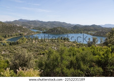 The Baćina lakes near the beautiful and fertile delta of the river Neretva in region Dalmatia, Croatia- a paradise for endemic species of plants and animals and known for its rural products