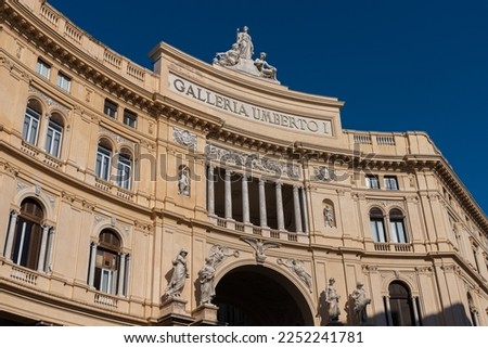 Galleria Umberto I is a shopping gallery built in Naples between 1887 and 1890. It is dedicated to Umberto I of Italy, in memory of his generous presence during the cholera epidemic of 1884.