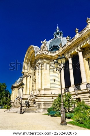 The Petit Palais, an art museum in Paris, France Royalty-Free Stock Photo #2252402075