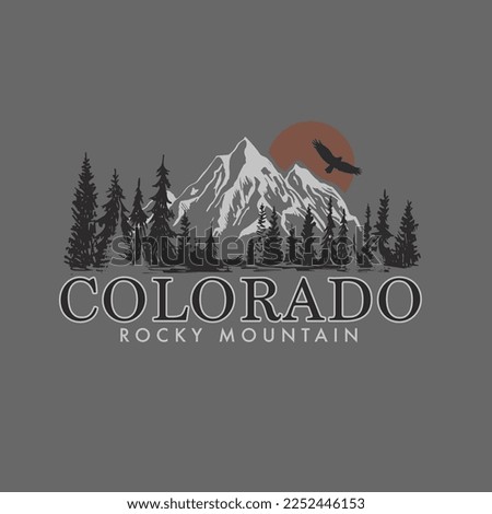Colorado Outdoor Varsity Graphic Slogan Royalty-Free Stock Photo #2252446153