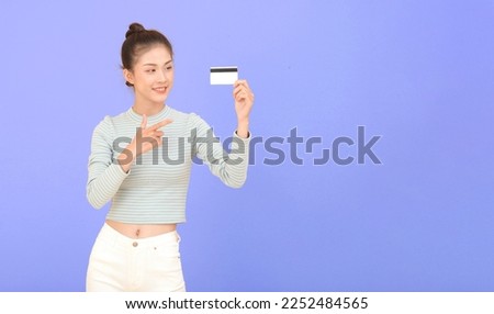 Portrait of South East Asian young, beautiful cheerful lady, isolated on background
