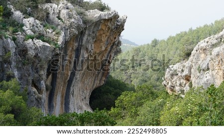 Little Switzerland in the Mount Carmel National Park and Nature Reserve in Israel in the month of December Royalty-Free Stock Photo #2252498805