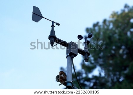 Weather Station is a tool designed to check information about meteorological work that is important for weather forecasting. It helps in assessing environmental pollution.                             Royalty-Free Stock Photo #2252600105