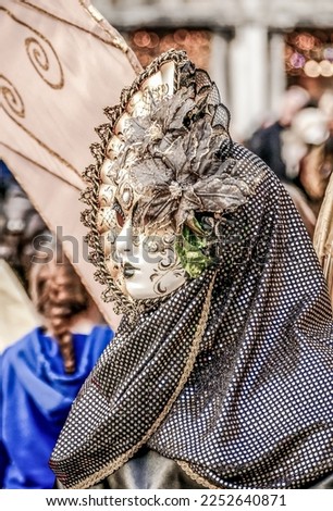 Traditional carnival Venice mask decoration