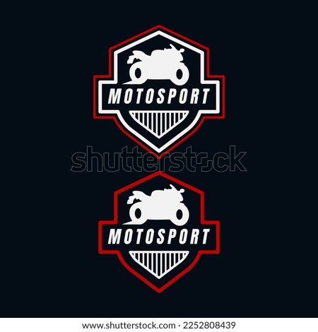 Motorsport logo design template. - Vector.