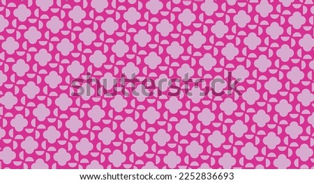 Geometrical pink pattern design for use in valentine's day. Pink fabrics for today's fashion.