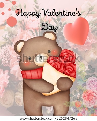 Cute Teddy Valentine's Day Cards