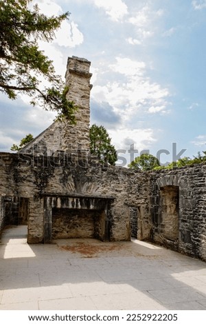 Muckross Abbey and Cemetery in Killarney National Park, Ireland, Ring of Kerry. Royalty-Free Stock Photo #2252922205