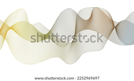 Vector background with abstract wavy lines for dynamic compositions in modern design