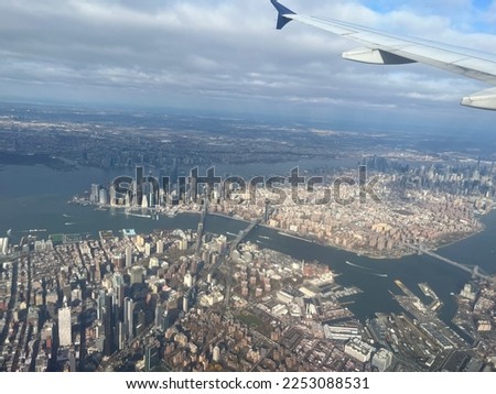 Overlooking New York City, Manhattan and Brooklyn