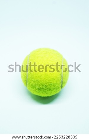 tennis ball in white background