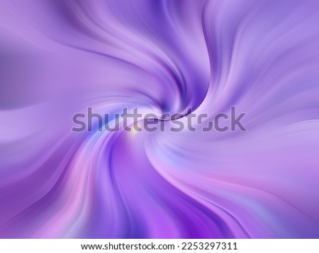 A 3D rendering of an abstract light blue spiral background
