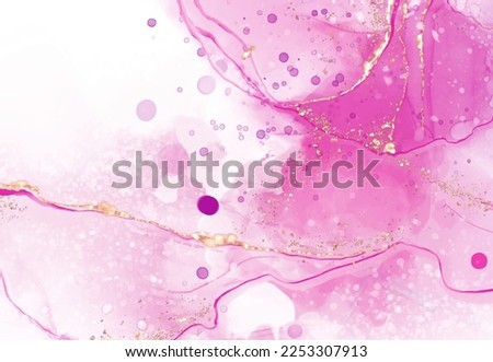 Vector pink coral banner. Hand drawn abstract paint brush stroke. Wave element.