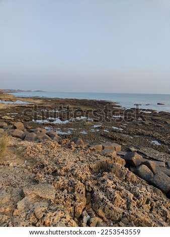 A beautiful picture of Diu beach and Arabian sea 