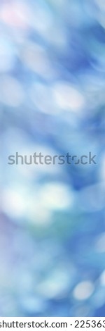 Light blue Leaf background. Blurred leaves and circular bokeh. Abstract wallpaper for backdrop and design