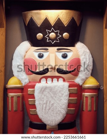 Winter Wooden figure Christmas solider decoration