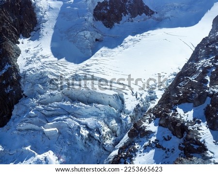 Zermatt, Switzerland: Matterhorn Glacier Paradise, reaches to a peak of 3883m