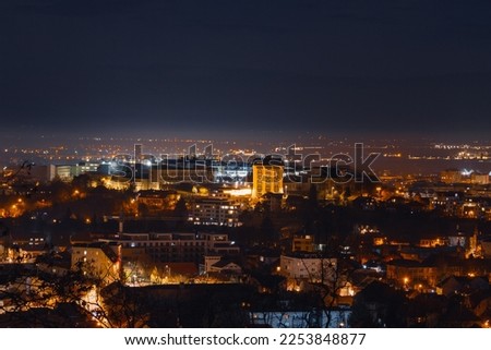 Night Photography over the city