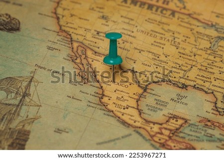 Pin mexico, mexico on world map, north america.
