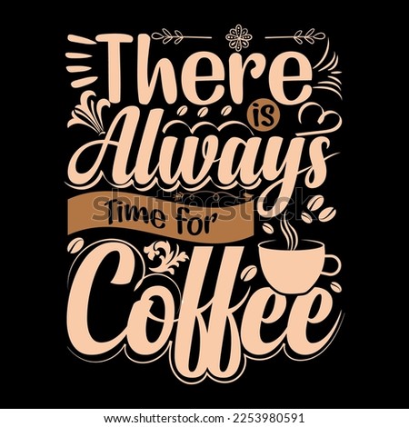 Typography t shirt design  coffee t shirt