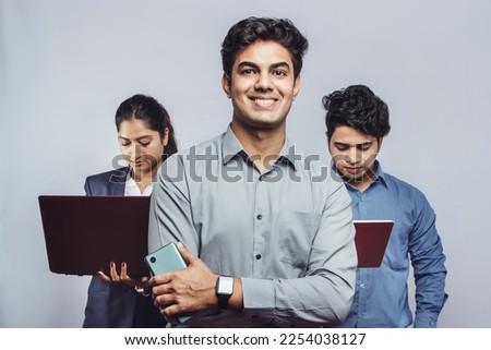 PNG of a Confident team leader with a great team behind me cropped portrait of a handsome mature businessman standing with his arms folded
 Royalty-Free Stock Photo #2254038127