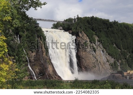 Picture of Montmorency Falls in qubec