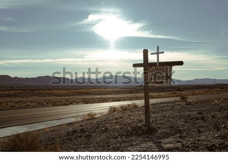 Church Sign Desert, California Travel 