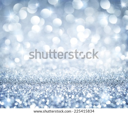 christmas background - shining glitter - heaven silver